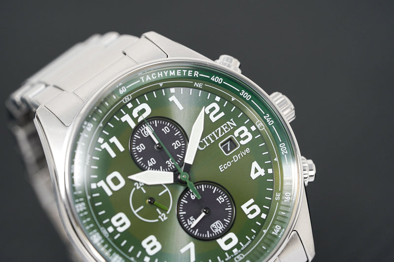 Citizen Men's Watch Eco-Drive Urban Chrono Green CA0770-72X