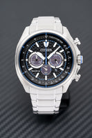 Citizen Men's Watch Eco-Drive Active Chrono Black Blue CA4560-81E