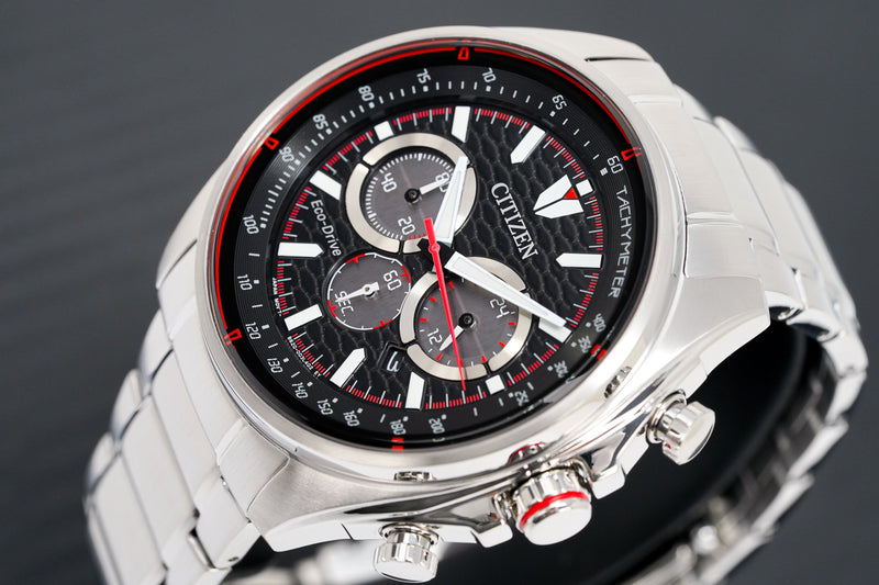 Citizen Men's Watch Eco-Drive Active Chrono Black Red CA4561-89E