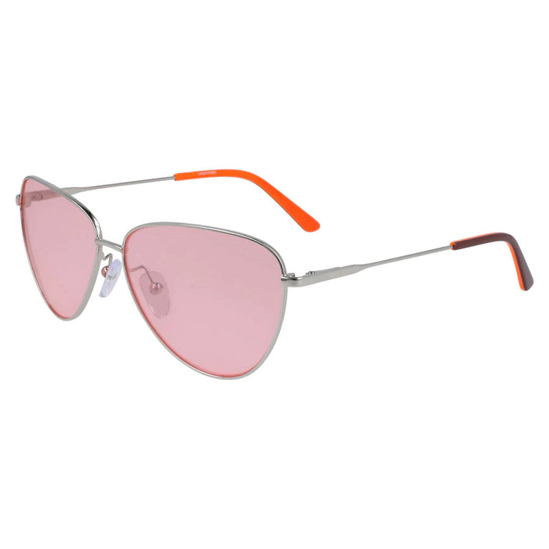 Calvin Klein Women's Sunglasses Cat Eye Pink/Silver CK19103S 046