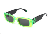 Converse Unisex Sunglasses Rectangle Green and Black SCO228 0VC1