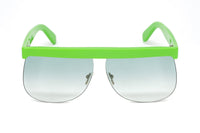 Courrèges Women's Sunglasses Oversized Flat Top Green CL1901-004 66