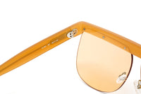 Courrèges Women's Sunglasses Oversized Flat Top Orange CL1901-007 66