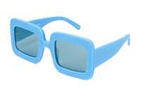 Courrèges Women's Sunglasses Oversized Square Blue CL2001-004 52