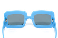 Courrèges Women's Sunglasses Oversized Square Blue CL2001-004 52