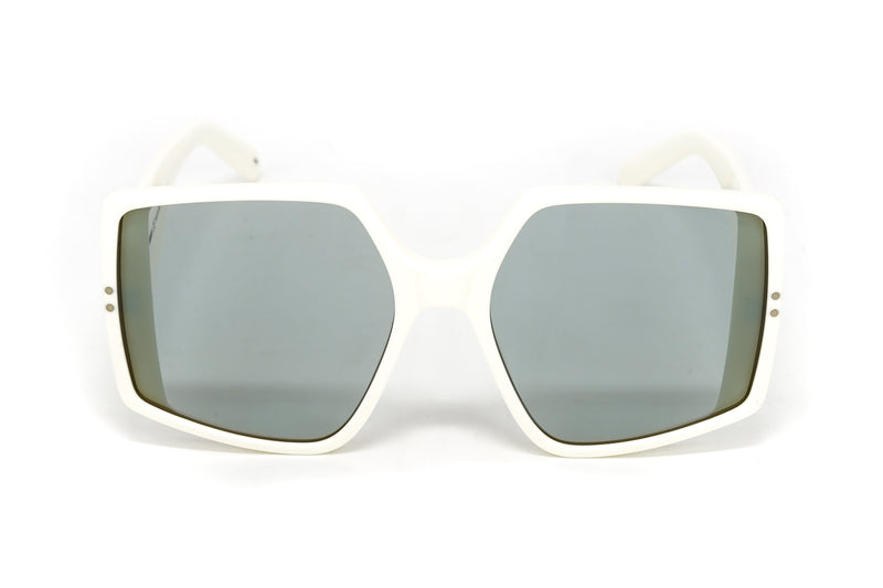 Courrèges Women's Sunglasses Oversized Butterfly Ivory CL2002-002 60