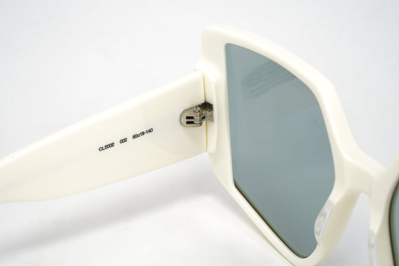 Courrèges Women's Sunglasses Oversized Butterfly Ivory CL2002-002 60