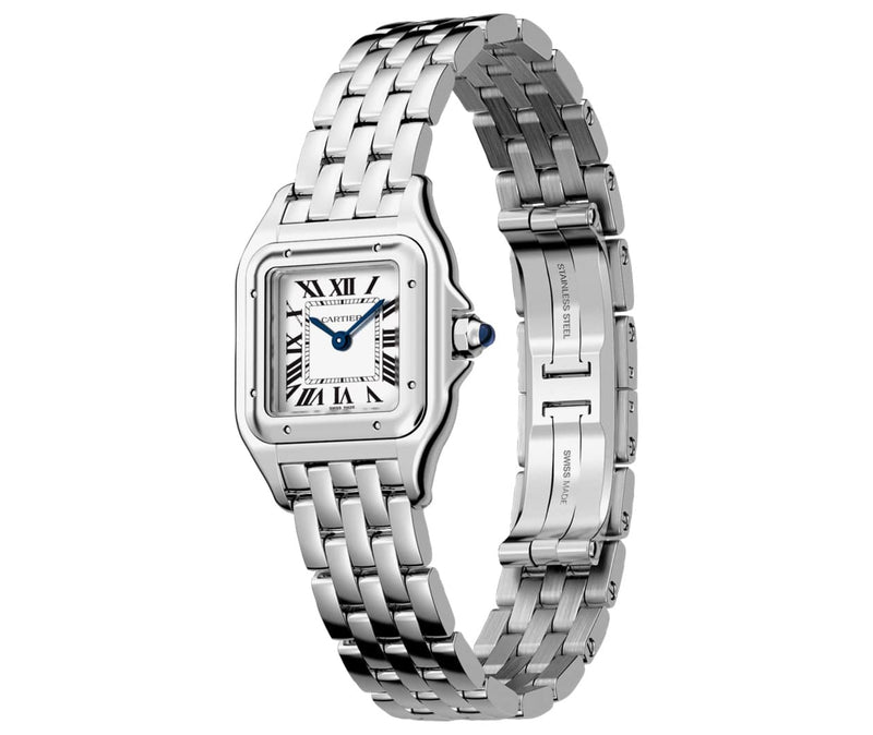 Cartier Tank Panthere Ladies Silver Watch WSPN0006