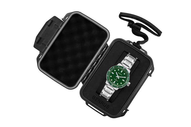 Benrus Men's Sea Lord Dive Watch Green