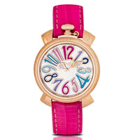 GaGà Milano Watch Ladies Watch Manuale 35mm Fuchsia Frozen IP Rose Gold