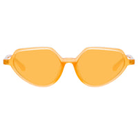 Dries Van Noten Ladies Cat Eye Orange Sunglasses DVN178C9SUN