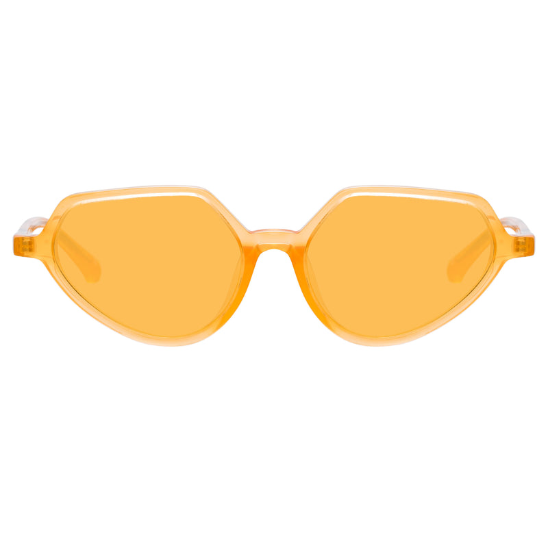 Dries Van Noten Ladies Cat Eye Orange Sunglasses DVN178C9SUN