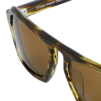 Dries Van Noten Unisex Square Yellow Sunglasses DVN39C4SUN