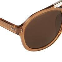 Dries Van Noten Unisex Aviator Brown Sunglasses DVN55C3SUN