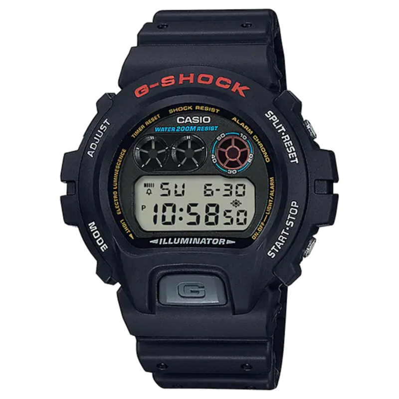 Casio G-Shock Watch Men's Illuminator “Triple Graph” DW-6900-1VDR