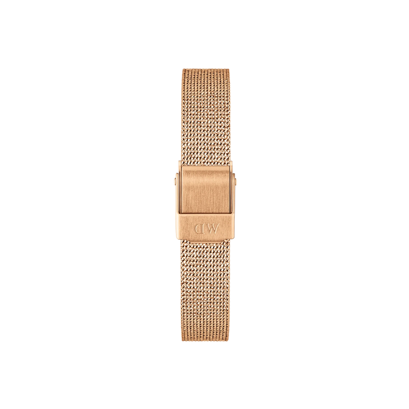 Daniel Wellington Petite Pressed Melrose Ladies Rose Gold Watch DW00100447