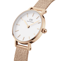 Daniel Wellington Petite Pressed Melrose Ladies Rose Gold Watch DW00100447