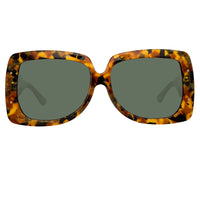 Erdem Women's Oversized Sunglasses Brown Tortoise EDM3 4C2SUN