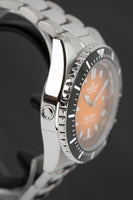 Edox Men's Watch Neptunian Sky Diver Automatic Steel Orange 80120-3NM-ODN