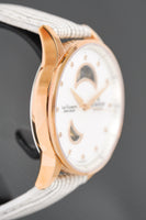 Edox Women's Automatic Watch Les Vauberts Open Heart Rose Gold 37mm 8501937RANADR