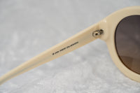 Eley Kishimoto Ladies Sunglasses Oversized Round Cream and Brown EK27C4SUN