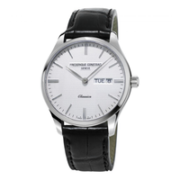 Frederique Constant Watch Men's Classic Black Leather FC-225ST5B6