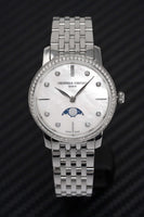 Frederique Constant Watch Slimline Moon Phase Diamond FC-206MPWD1SD6B