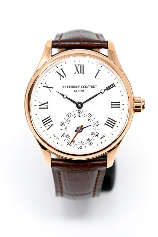 Frederique Constant Watch Men's Horological Smartwatch Classics Rose Gold FC-285MC5B4