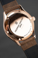 Frederique Constant Watch Classics Index Rose Gold PVD Leather FC-303NV5B4