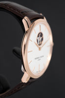 Frederique Constant Watch Slimline Heart Beat Automatic Rose Gold PVD FC-312V4S4