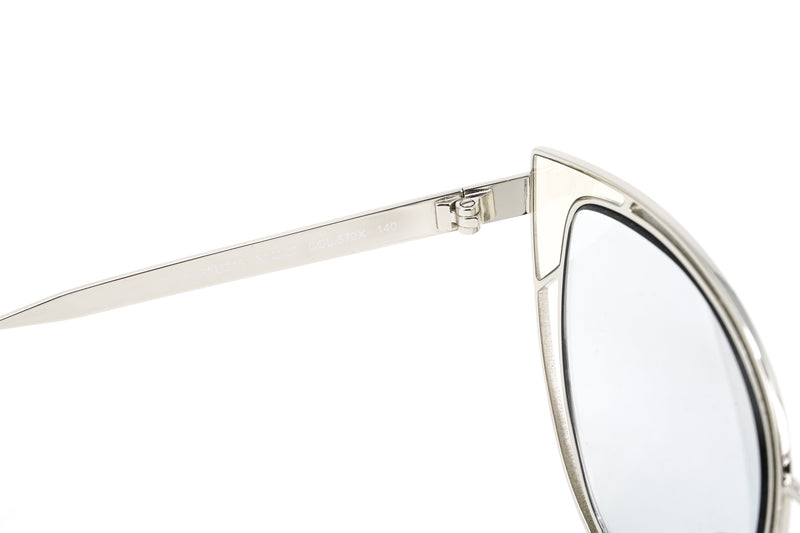 Furla Women's Sunglasses Cat Eye Silver SFU246 579X