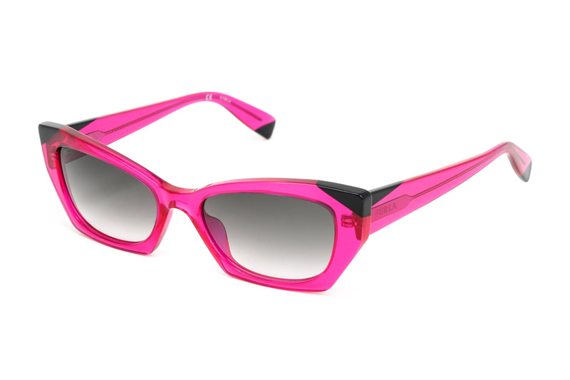 Furla Women's Sunglasses Cat Eye Pink SFU334V 0ATE