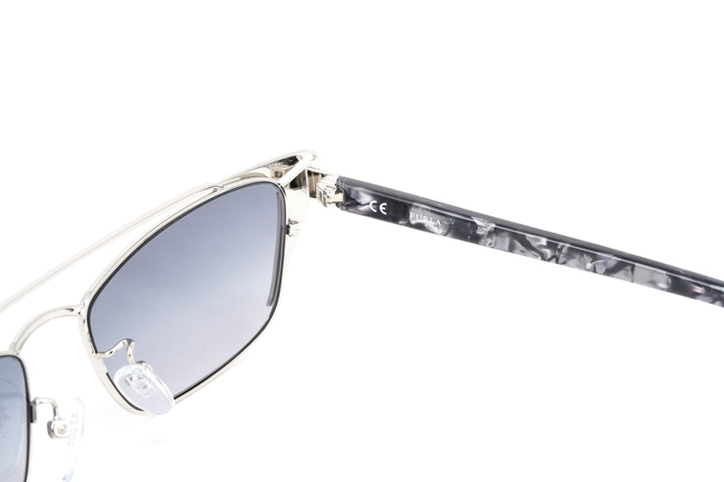 Furla Women's Sunglasses Cat Eye Grey SFU345 0523