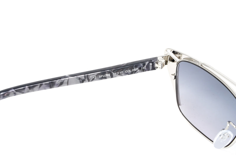 Furla Women's Sunglasses Cat Eye Grey SFU345 0523