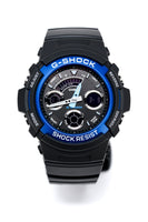 Casio G-Shock Watch Analogue-Digital Blue AW-591-2ADR