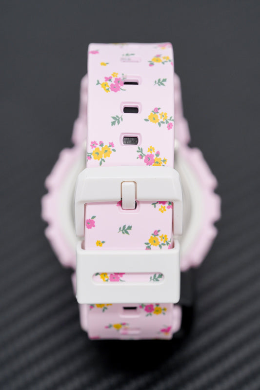 Casio Baby-G Watch Ladies Limited Edition Pink Floral BA-110LSB-4ADR