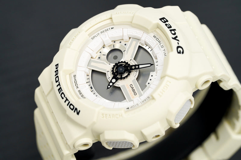 Casio Baby-G Watch Ladies Punching Pattern White BA-110PP-7ADR