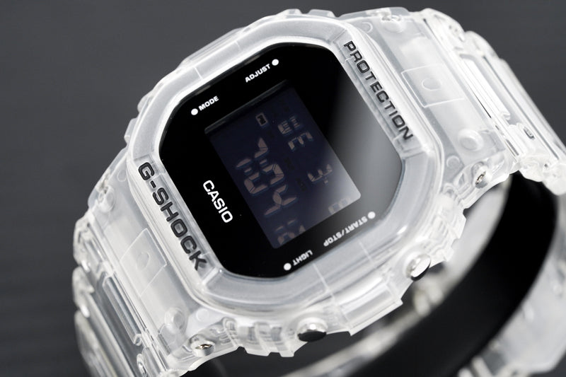 Casio G-Shock Men's Watch Skeleton Series Translucent DW-5600SKE-7DR