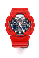 Casio G-Shock Watch Men's Red GA-100B-4ADR