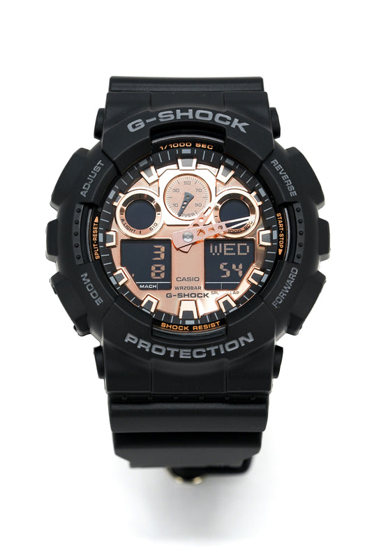 Casio G-Shock Watch Men's Rose Gold GA-100MMC-1ADR