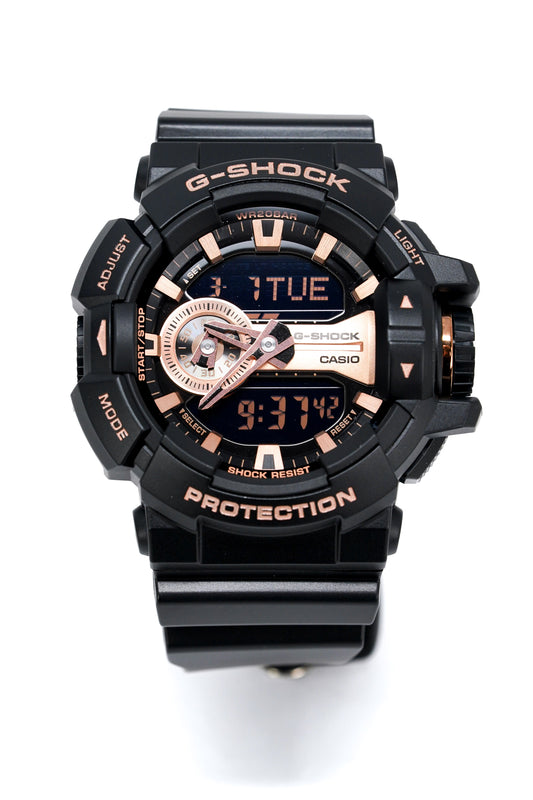 Casio G-Shock Watch Men's Oversized Rose Gold GA-400GB-1A4DR