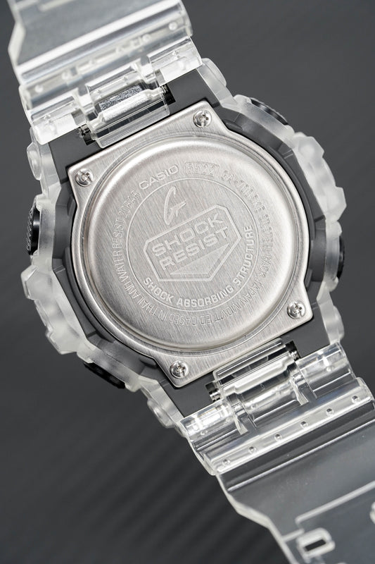 Casio G-Shock Watch Skeleton Series Clear/Black GA-700SKE-7ADR