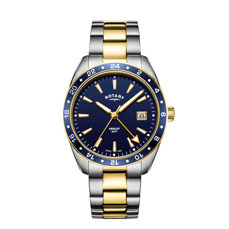 Rotary Henley GMT Men's Blue Watch GB05296/05