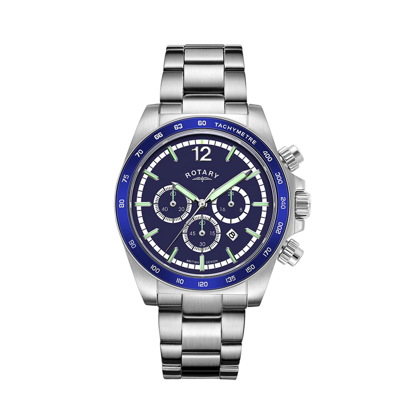 Rotary Henley Chrono Men's Blue Watch GB05440/05