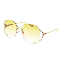 Gucci Women's Sunglasses Oversized Oval Gold GG0651S-005 59