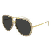 Gucci Unisex Sunglasses Oversized Pilot Gold GG0904S-002 61