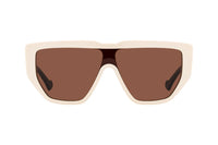 Gucci Men's Sunglasses Shield Flat Top Cream GG0997S-003 99