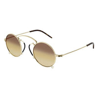 Gucci Women's Sunglasses Round Gold GG0991S-003 44