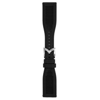 Gagà Milano Manuale 48mm Mesh Silicone Black Watch Strap