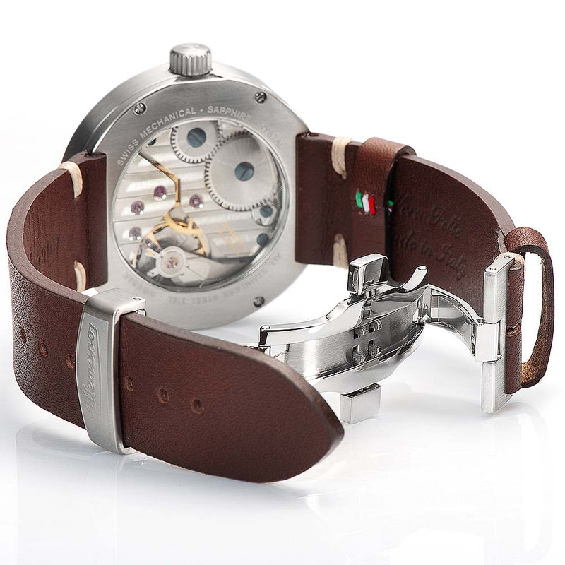 Allemano GMT A 1919 Men's White Watch GMT-A-1919-SP-SW